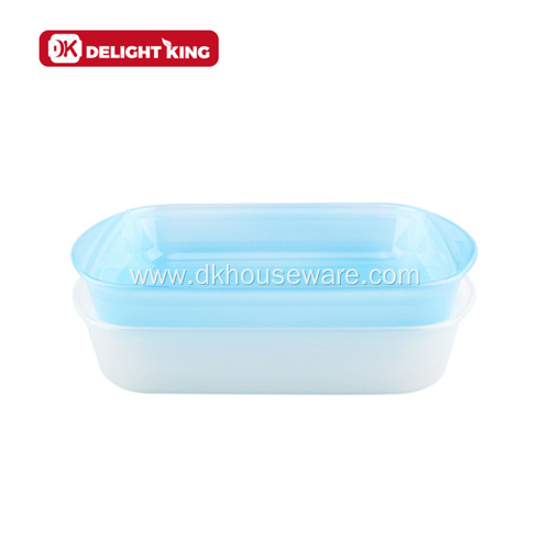 Customized Color Coating Rectangular Glass Baking Tray